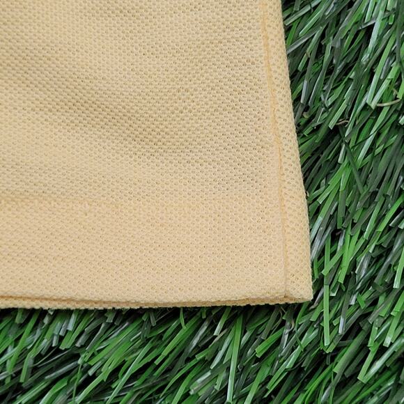 Vintage 80s MOD Crown Polo Shirt Small 17x25 Yellow - Picture 9 of 11